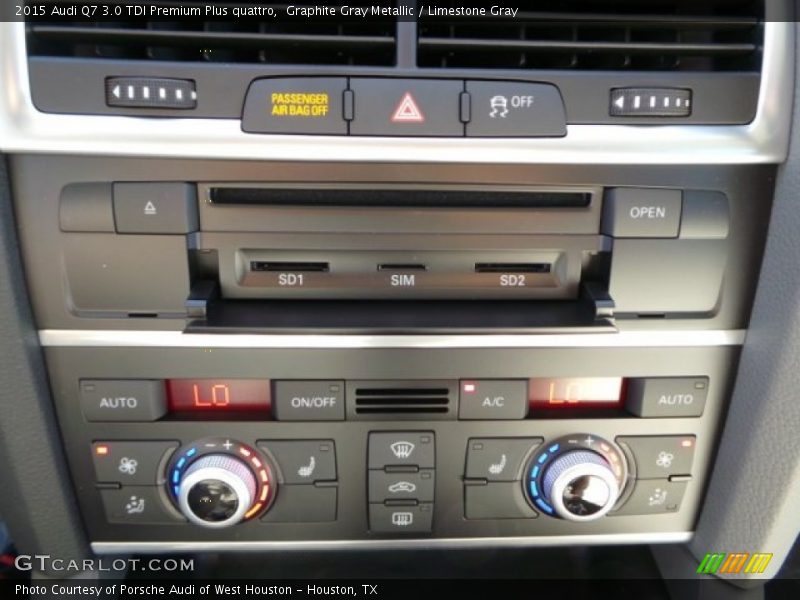 Controls of 2015 Q7 3.0 TDI Premium Plus quattro