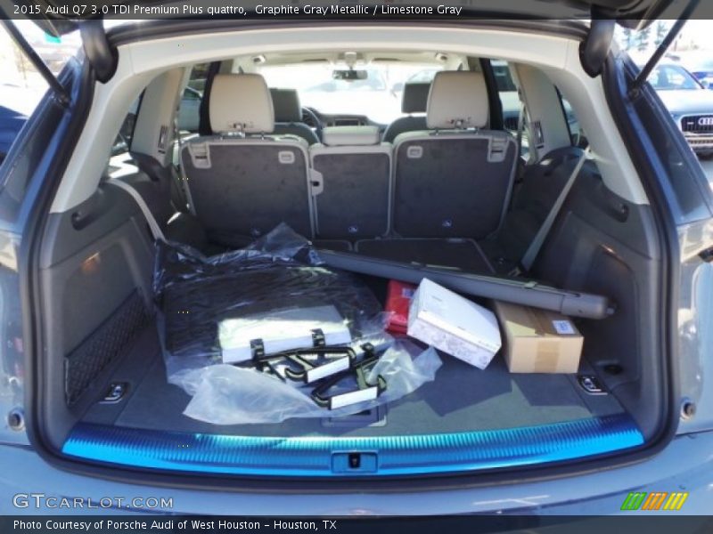 Graphite Gray Metallic / Limestone Gray 2015 Audi Q7 3.0 TDI Premium Plus quattro