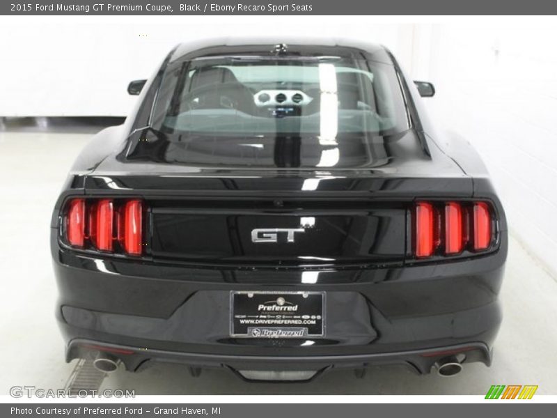Black / Ebony Recaro Sport Seats 2015 Ford Mustang GT Premium Coupe