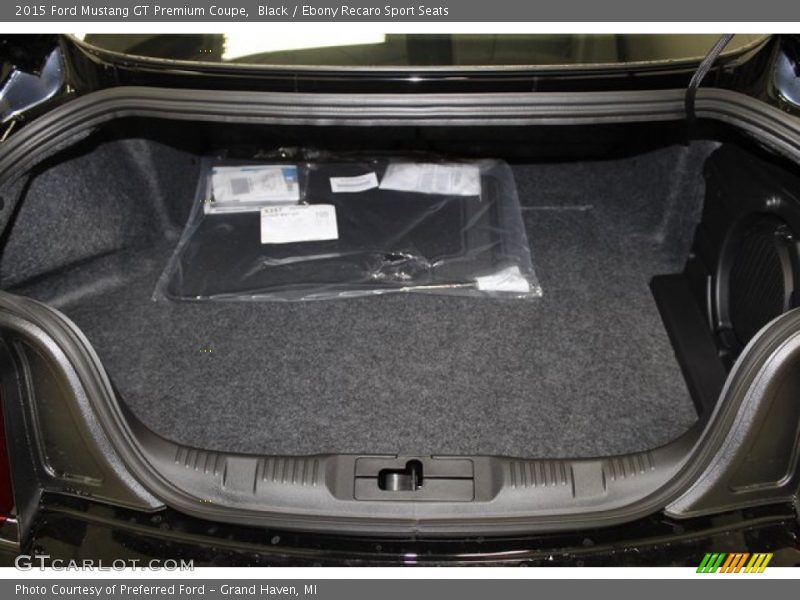  2015 Mustang GT Premium Coupe Trunk