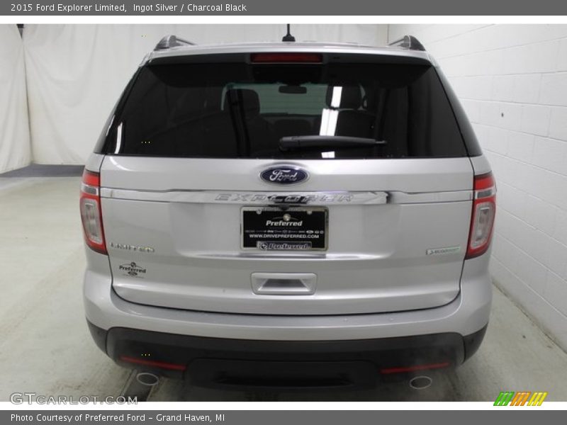 Ingot Silver / Charcoal Black 2015 Ford Explorer Limited