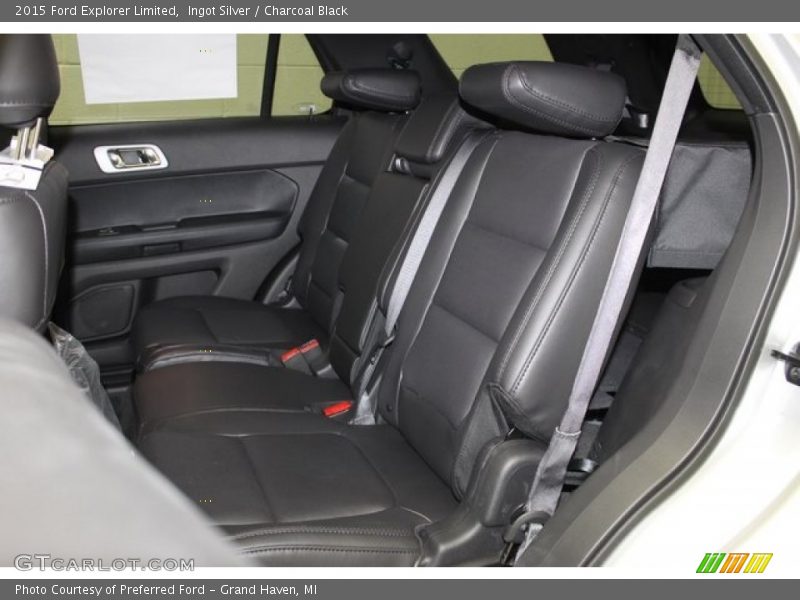 Ingot Silver / Charcoal Black 2015 Ford Explorer Limited