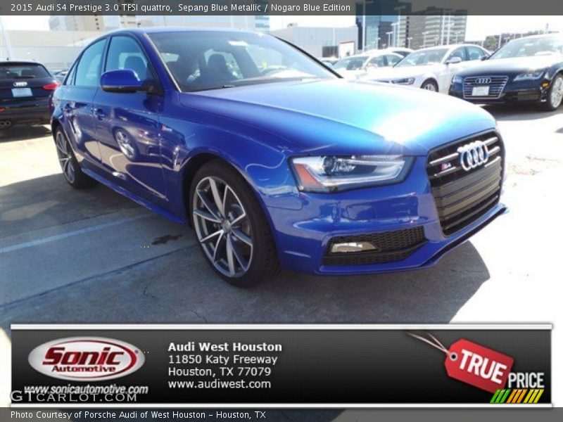 Sepang Blue Metallic / Nogaro Blue Edition 2015 Audi S4 Prestige 3.0 TFSI quattro