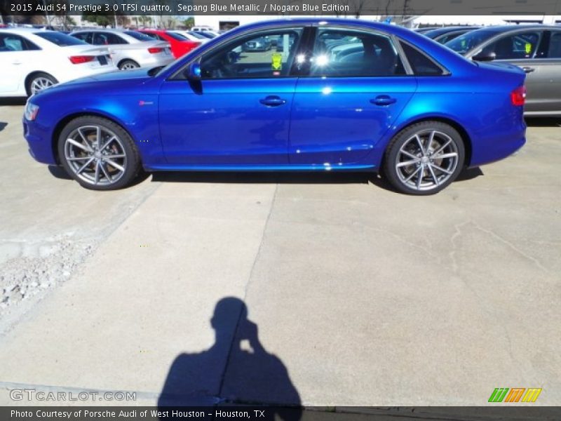 Sepang Blue Metallic / Nogaro Blue Edition 2015 Audi S4 Prestige 3.0 TFSI quattro