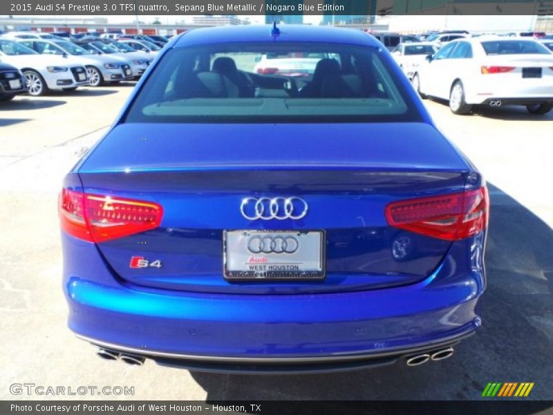 Sepang Blue Metallic / Nogaro Blue Edition 2015 Audi S4 Prestige 3.0 TFSI quattro