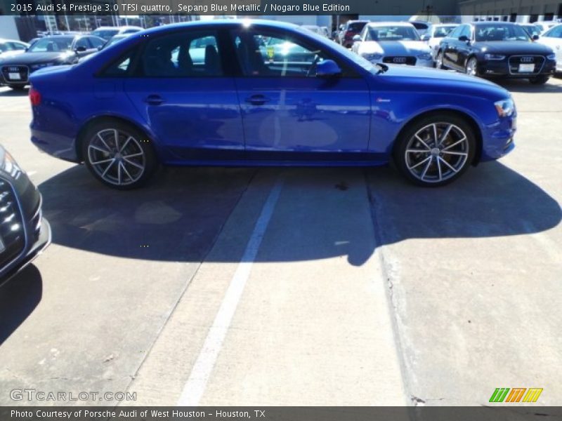 Sepang Blue Metallic / Nogaro Blue Edition 2015 Audi S4 Prestige 3.0 TFSI quattro