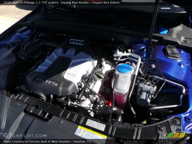  2015 S4 Prestige 3.0 TFSI quattro Engine - 3.0 Liter TFSI Supercharged DOHC 24-Valve VVT V6