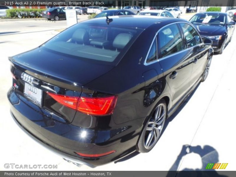 Brilliant Black / Black 2015 Audi A3 2.0 Premium quattro