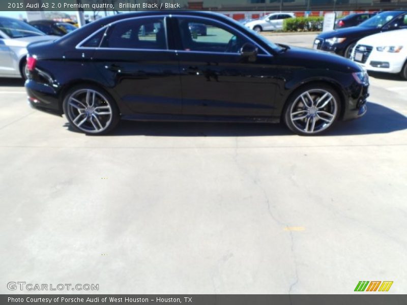 Brilliant Black / Black 2015 Audi A3 2.0 Premium quattro