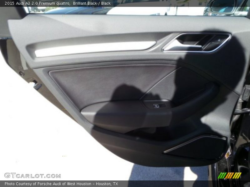 Brilliant Black / Black 2015 Audi A3 2.0 Premium quattro