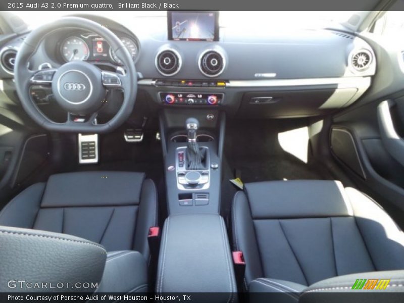 Brilliant Black / Black 2015 Audi A3 2.0 Premium quattro