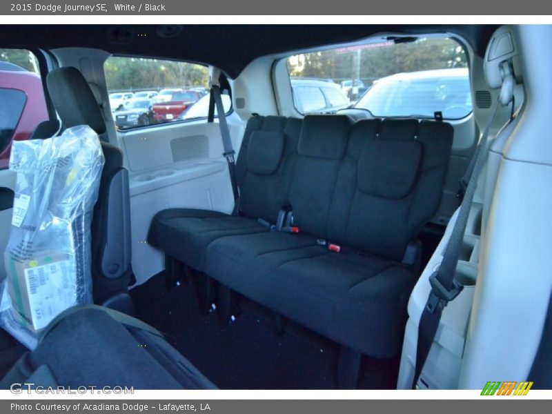 White / Black 2015 Dodge Journey SE