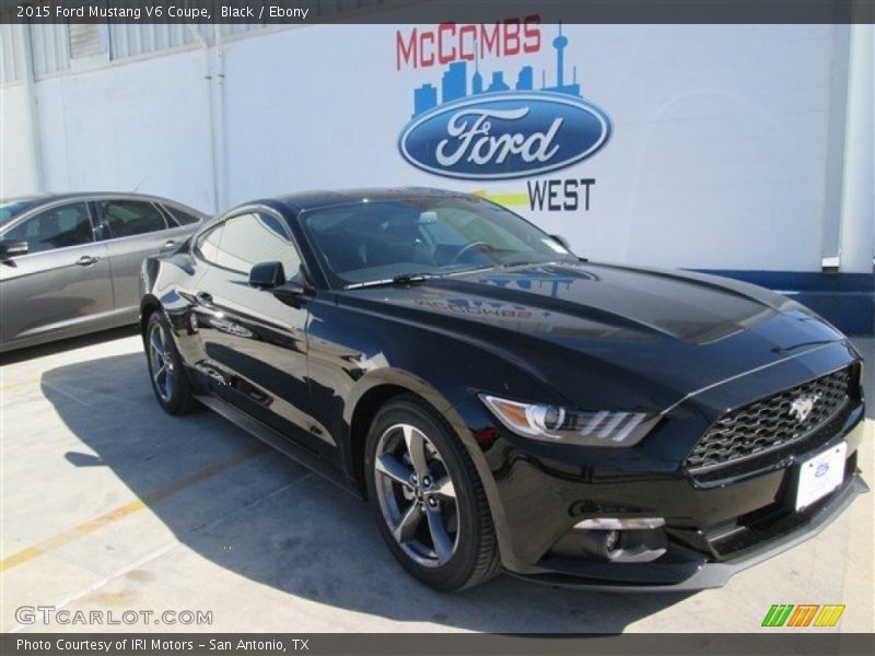 Black / Ebony 2015 Ford Mustang V6 Coupe