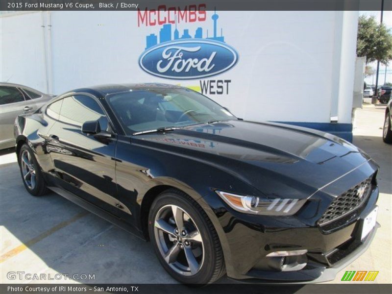 Black / Ebony 2015 Ford Mustang V6 Coupe