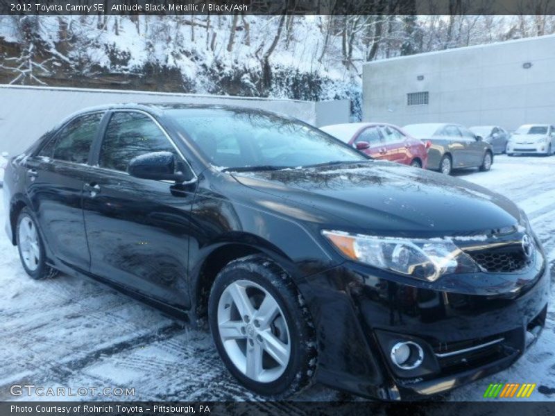Attitude Black Metallic / Black/Ash 2012 Toyota Camry SE