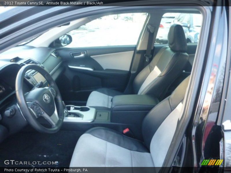 Attitude Black Metallic / Black/Ash 2012 Toyota Camry SE