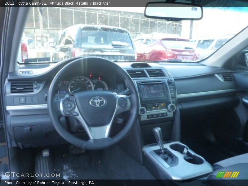 Attitude Black Metallic / Black/Ash 2012 Toyota Camry SE