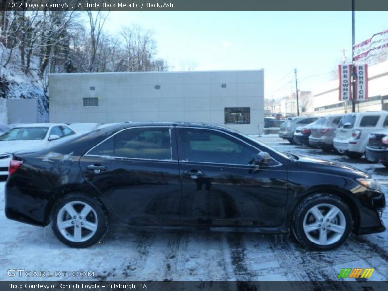Attitude Black Metallic / Black/Ash 2012 Toyota Camry SE
