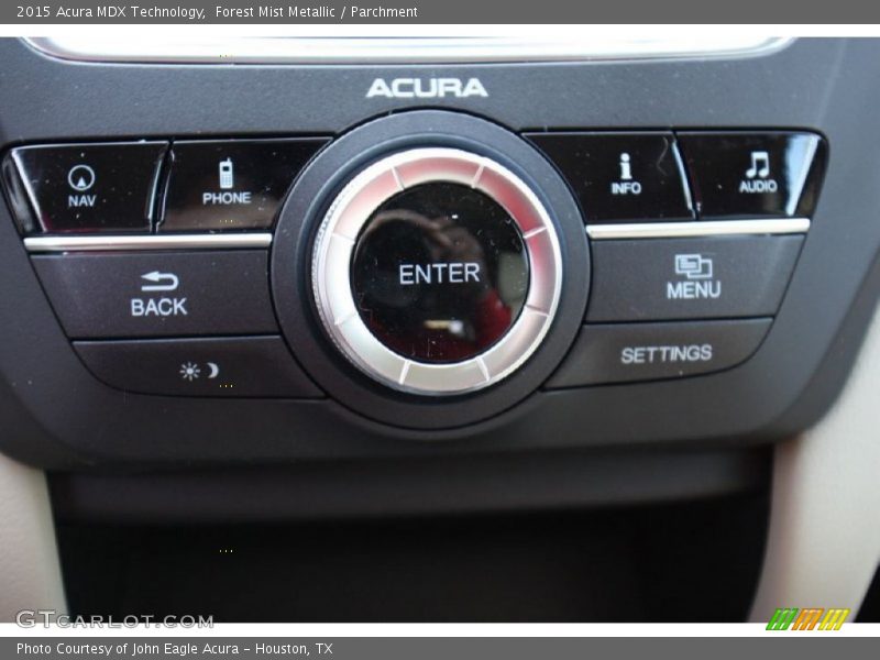 Forest Mist Metallic / Parchment 2015 Acura MDX Technology