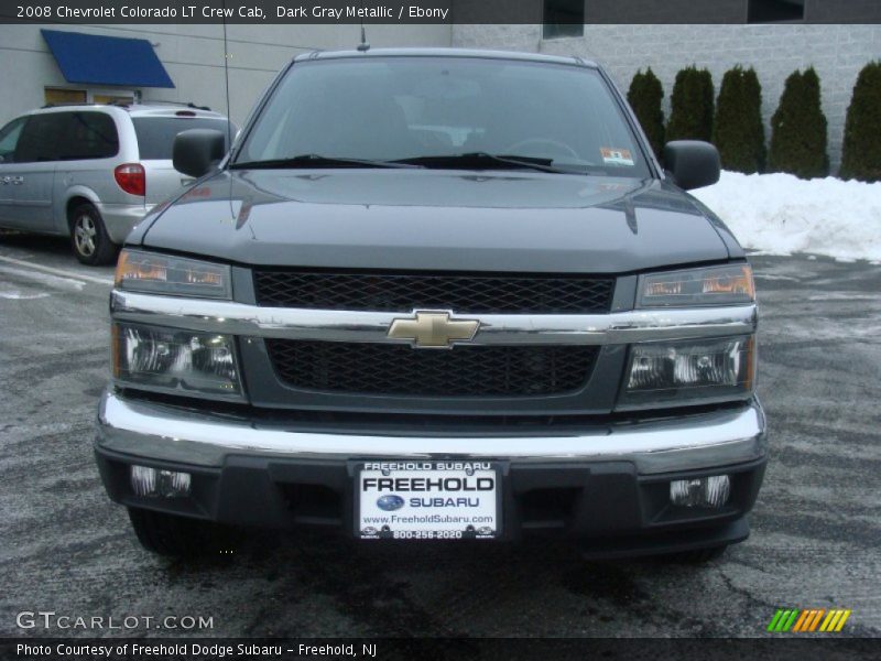 Dark Gray Metallic / Ebony 2008 Chevrolet Colorado LT Crew Cab