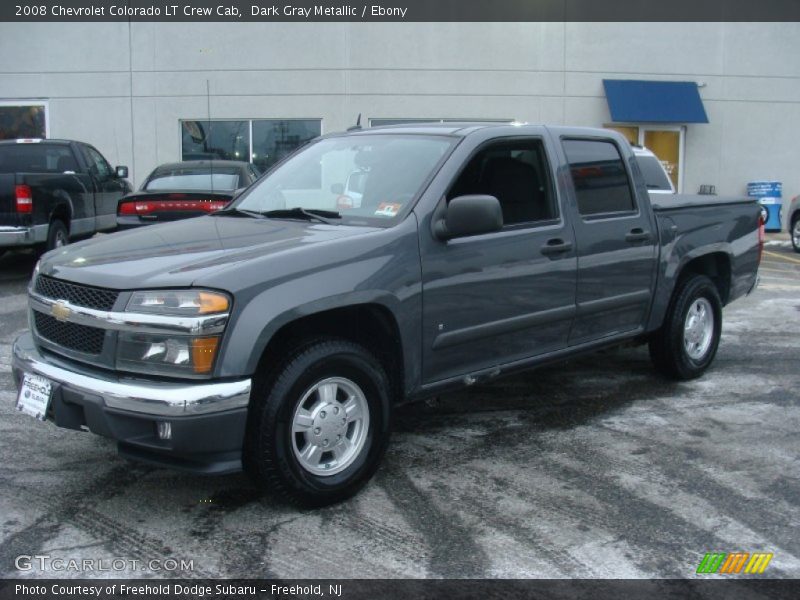 Dark Gray Metallic / Ebony 2008 Chevrolet Colorado LT Crew Cab