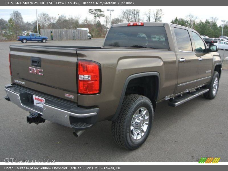 Bronze Alloy Metallic / Jet Black 2015 GMC Sierra 2500HD SLE Crew Cab 4x4