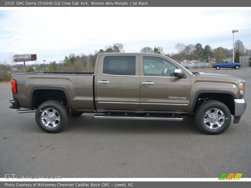 Bronze Alloy Metallic / Jet Black 2015 GMC Sierra 2500HD SLE Crew Cab 4x4