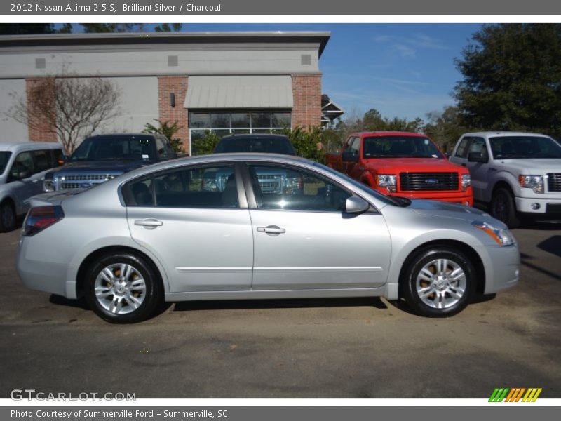 Brilliant Silver / Charcoal 2012 Nissan Altima 2.5 S