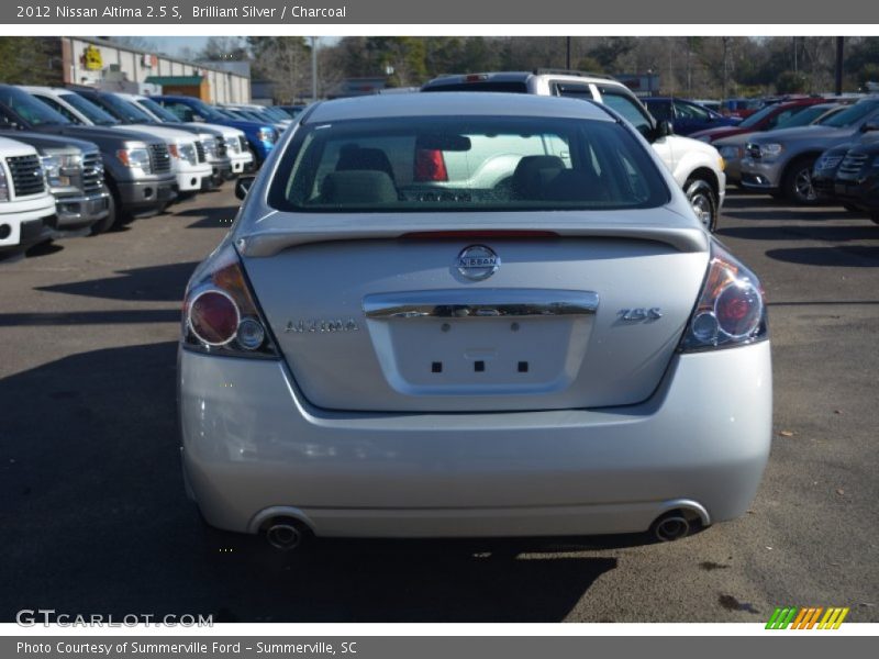 Brilliant Silver / Charcoal 2012 Nissan Altima 2.5 S