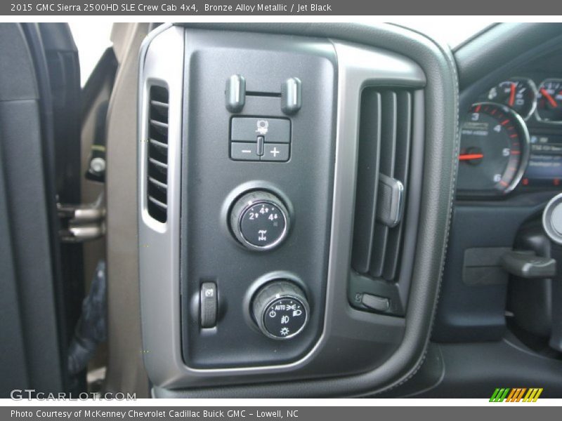 Bronze Alloy Metallic / Jet Black 2015 GMC Sierra 2500HD SLE Crew Cab 4x4