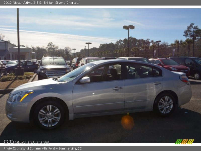 Brilliant Silver / Charcoal 2012 Nissan Altima 2.5 S
