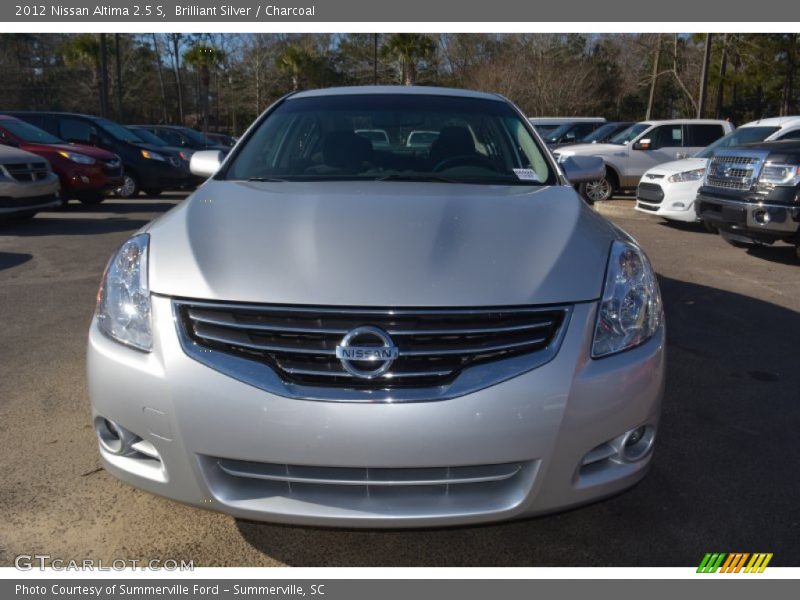 Brilliant Silver / Charcoal 2012 Nissan Altima 2.5 S