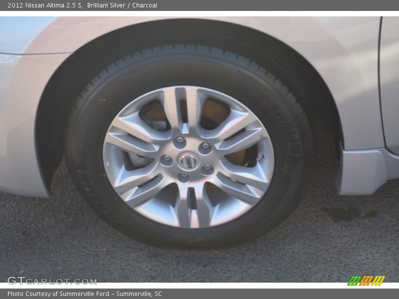 Brilliant Silver / Charcoal 2012 Nissan Altima 2.5 S