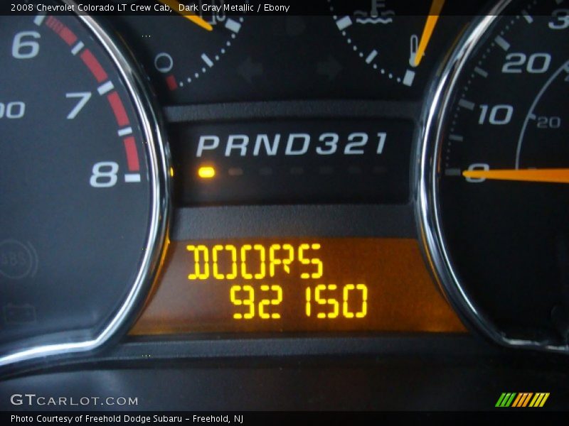 Dark Gray Metallic / Ebony 2008 Chevrolet Colorado LT Crew Cab