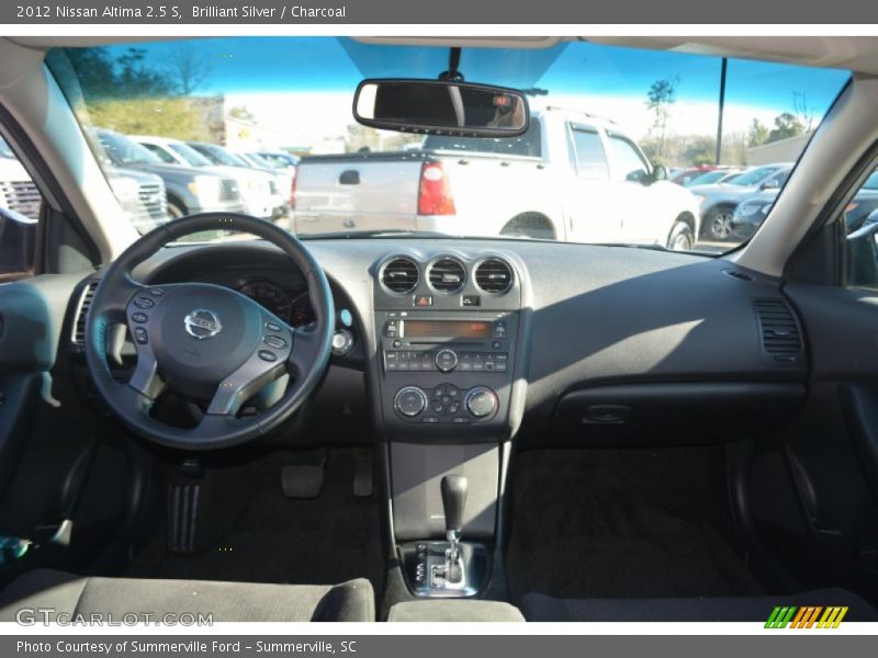 Brilliant Silver / Charcoal 2012 Nissan Altima 2.5 S
