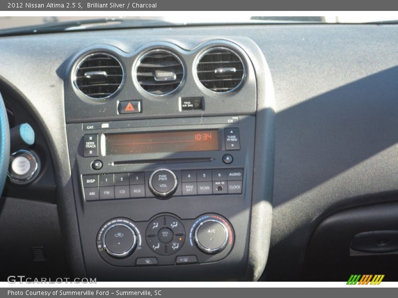 Brilliant Silver / Charcoal 2012 Nissan Altima 2.5 S
