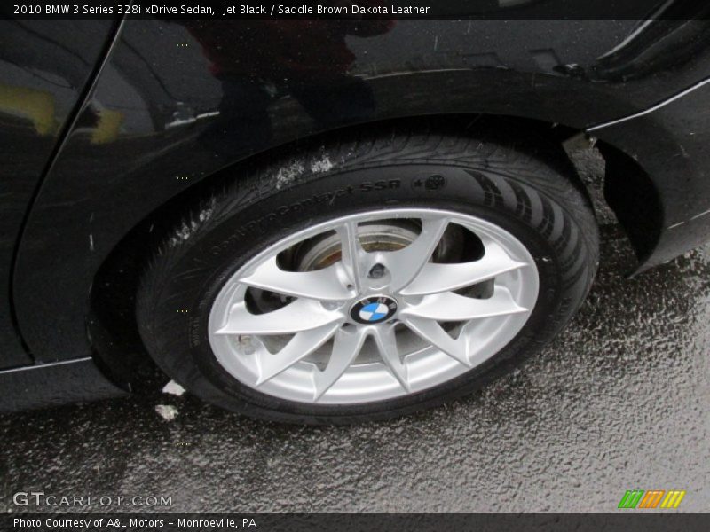 Jet Black / Saddle Brown Dakota Leather 2010 BMW 3 Series 328i xDrive Sedan