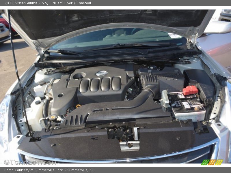 Brilliant Silver / Charcoal 2012 Nissan Altima 2.5 S