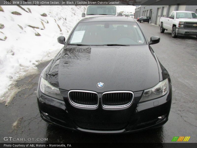 Jet Black / Saddle Brown Dakota Leather 2010 BMW 3 Series 328i xDrive Sedan