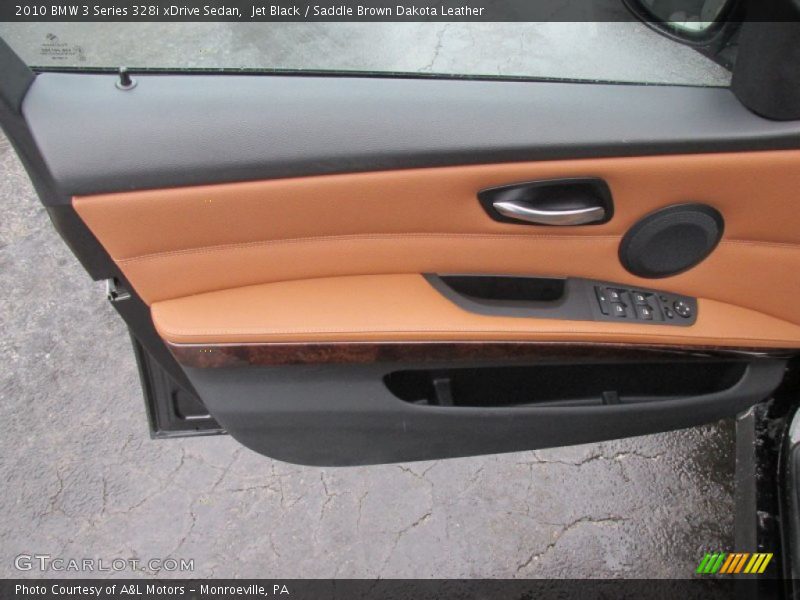 Jet Black / Saddle Brown Dakota Leather 2010 BMW 3 Series 328i xDrive Sedan