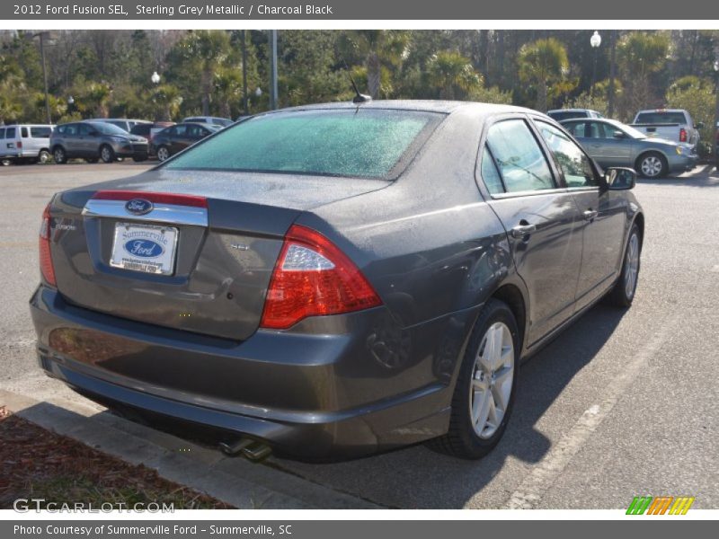 Sterling Grey Metallic / Charcoal Black 2012 Ford Fusion SEL
