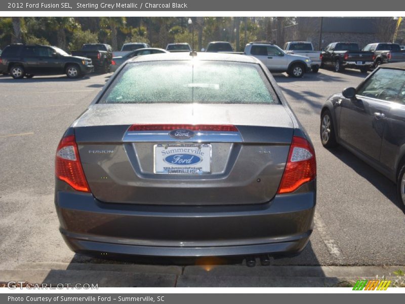 Sterling Grey Metallic / Charcoal Black 2012 Ford Fusion SEL
