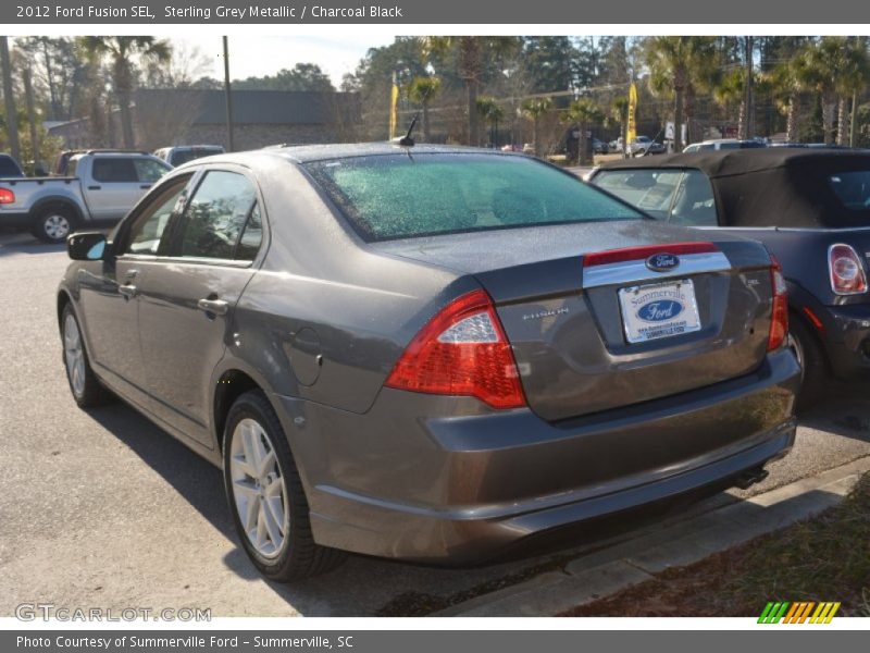 Sterling Grey Metallic / Charcoal Black 2012 Ford Fusion SEL