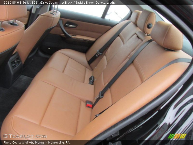 Jet Black / Saddle Brown Dakota Leather 2010 BMW 3 Series 328i xDrive Sedan