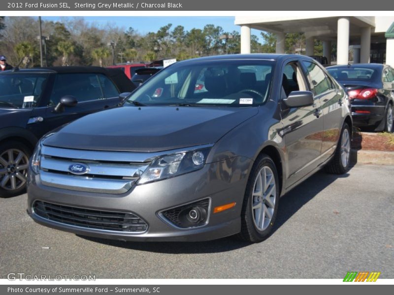 Sterling Grey Metallic / Charcoal Black 2012 Ford Fusion SEL