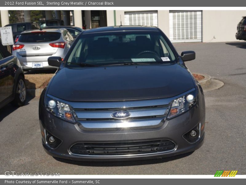 Sterling Grey Metallic / Charcoal Black 2012 Ford Fusion SEL