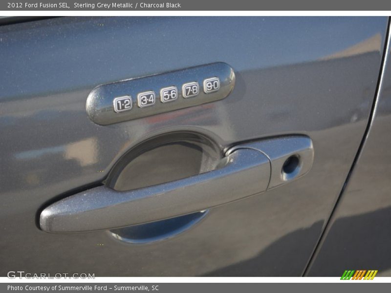 Sterling Grey Metallic / Charcoal Black 2012 Ford Fusion SEL