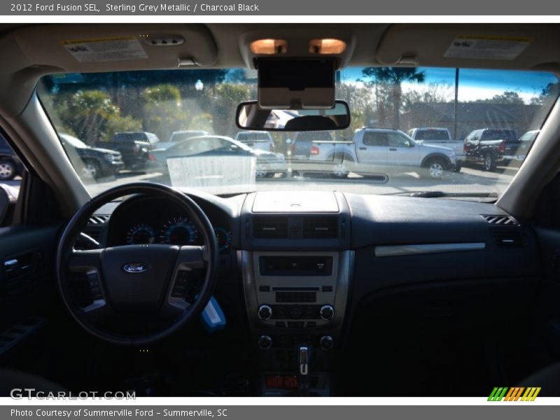 Sterling Grey Metallic / Charcoal Black 2012 Ford Fusion SEL
