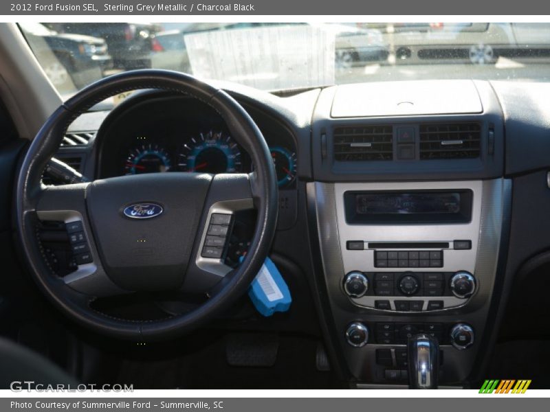 Sterling Grey Metallic / Charcoal Black 2012 Ford Fusion SEL