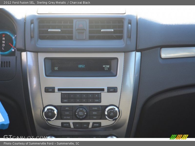 Sterling Grey Metallic / Charcoal Black 2012 Ford Fusion SEL